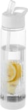 Hovedminiatyrbilde av Transparent/Hvit Tutti frutti 740 ml Tritan Sportsflaske med Infuser