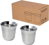 Hovedminiatyrbilde av Sølv Duo 80 ml RCS Rustfritt Stål Espressokoppsett  