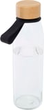 Hovedminiatyrbilde av Solid svart Porto 500 ml Glass og Bambus Drikkeflaske