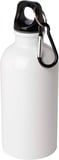 Hovedminiatyrbilde av Hvit Oregon 400 ml Resirkulert Stål Drikkeflaske med Karabinkrok