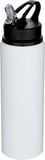 Hovedminiatyrbilde av Hvit Fitz 800 ml Resirkulert Stål Drikkeflaske