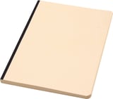 Hovedminiatyrbilde av Solid svart Liliana A5 RPET Linjert Notatbok med Mykt Omslag