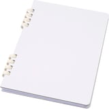 Hovedminiatyrbilde av Hvit Fil A5 spiralhefte med hardt omslag av resirkulert RCS