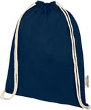 Hovedminiatyrbilde av Marineblå Oregon 140 g/m2 GRS Resirkulert Bomull 5L Gympose