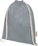 Hovedminiatyrbilde av Grå Oregon 140 g/m2 GRS Resirkulert Bomull 5L Gympose