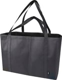 Hovedminiatyrbilde av Solid svart Jumbo GRS Resirkulert Non Woven 65L Shoppingbag
