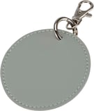 Hovedminiatyrbilde av Grå Resi Plus Resirkulert Nøkkelring med Rundt Anheng
