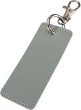 Hovedminiatyrbilde av Grå Resi Plus Resirkulert PU Nøkkelring med Firkantet Anheng