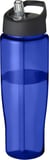 Hovedminiatyrbilde av Blå/Solid svart H2O Active® Tempo RPET 700 ml Tut Lokk Sportsflaske