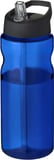 Hovedminiatyrbilde av Blå/Solid svart H2O Active® Base 650 ml RPET Tut Lokk Sportsflaske