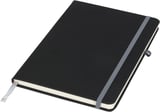 Hovedminiatyrbilde av Solid svart/Grå Noir Medium PU-Lær Notatbok