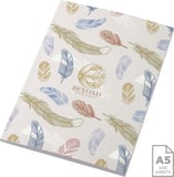 Hovedminiatyrbilde av Elfenbenshvit Novella Austen A5 Fullfargetrykket Notatbok med Mykt Omslag