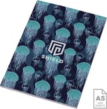 Hovedminiatyrbilde av Blå Novella Austen A5 Fullfargetrykket Notatbok med Mykt Omslag