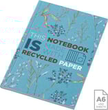 Hovedminiatyrbilde av Blå Novella Austen A6 Resirkulert Papir Notatbok med Mykt Omslag