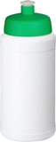 Hovedminiatyrbilde av Hvit/Grønn Baseline 500 ml Resirkulert Plast Sportsflaske