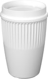 Hovedminiatyrbilde av Hvit Cirrus 350 ml Plastkopp med 360° Lokk
