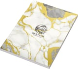 Hovedminiatyrbilde av Gull Novella Austen resirkulert A5 notatbok med mykt omslag – 100 ark