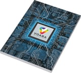 Hovedminiatyrbilde av Sølv Novella Austen resirkulert A5 notatbok med mykt omslag – 100 ark