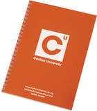 Hovedminiatyrbilde av Oransje/Hvit Rothko A5 Notatbok med Spiral