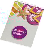 Hovedminiatyrbilde av Hvit Desk-Mate® A7 Notatbok med Spiral