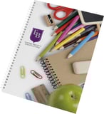 Hovedminiatyrbilde av Hvit Wire-o A4 Notisbok Hardt Omslag