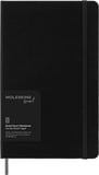 Hovedminiatyrbilde av Solid svart Moleskine Moleskine L Linjert Smart Notatbok