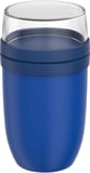 Hovedminiatyrbilde av Klar blå Mepal Mepal Ellipse 750+300 ml isolert matbeholder