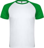 Hovedminiatyrbilde av Hvit/Bregnegrønn Roly Indianapolis Teknisk  T-skjorte Barn