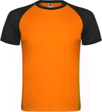 Hovedminiatyrbilde av Fluor oransje/Solid svart Roly Indianapolis Teknisk  T-skjorte Barn