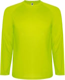 Hovedminiatyrbilde av Fluorgul Roly Montecarlo Langermet Sport T-skjorte