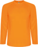 Hovedminiatyrbilde av Fluor oransje Roly Montecarlo Langermet Sport T-skjorte