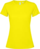 Hovedminiatyrbilde av Fluorgul Roly Estoril Teknisk T-skjorte Dame