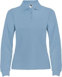 Hovedminiatyrbilde av Himmelblå Roly Estrella Langermet Poloskjorte Dame