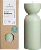 Hovedminiatyrbilde av Melert grønn Originalhome Originalhome økologisk stearinlys – medium