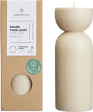 Hovedminiatyrbilde av Beige Originalhome Originalhome økologisk stearinlys – medium