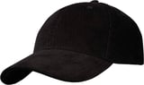 Hovedminiatyrbilde av Solid svart Elevate Houston Resirkulert Kordfløyel Caps