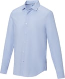 Hovedminiatyrbilde av Lys blå Elevate Cuprite langermet økologisk skjorte for herre