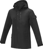 Hovedminiatyrbilde av Solid svart Elevate Kai GRS resirkulert sirkulær lett jakke unisex