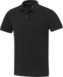 Hovedminiatyrbilde av Solid svart Elevate Emerald kortermet unisex Aware™ resirkulert polo