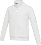 Hovedminiatyrbilde av Hvit Elevate Galena unisex Aware™ resirkulert genser med hel glidelås