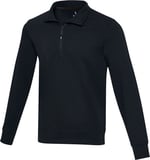 Hovedminiatyrbilde av Marineblå Elevate Tin unisex Aware™ resirkulert genser med kort glidelås