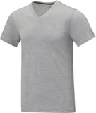 Hovedminiatyrbilde av Lynggrå Elevate Somoto kortermet t-skjorte med V-hals for herre 