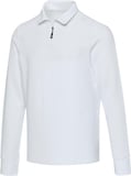 Hovedminiatyrbilde av Hvit Elevate Zeus Bomull Half-Zip Langermet  Poloskjorte