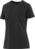 Hovedminiatyrbilde av Solid svart Elevate Nanaimo 160 g/m2 kortermet vasket t-skjorte til dame