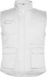 Hovedminiatyrbilde av Hvit Roly WRK Almanzor multifunksjonell varm arbeidsvest med høy hals