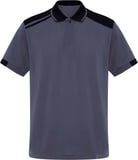 Hovedminiatyrbilde av Bly/Solid svart Roly WRK Samurai 160 g/m2 antibakteriell kortermet unisex polo