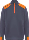 Hovedminiatyrbilde av Bly/Oransje Roly WRK Maverick 280 g/m2 half zip herregenser
