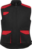 Hovedminiatyrbilde av Solid svart/Rød Roly WRK Armada arbeidsvest med flere lommer