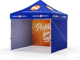 Hovedminiatyrbilde av Trykk på én side av veggene Telt Popup 3 x 3 meter inkl tak og tre vegger