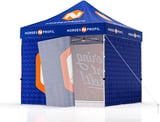 Hovedminiatyrbilde av Trykk på én side av veggene Telt Popup 3 x 3 meter inkl tak og fire vegger